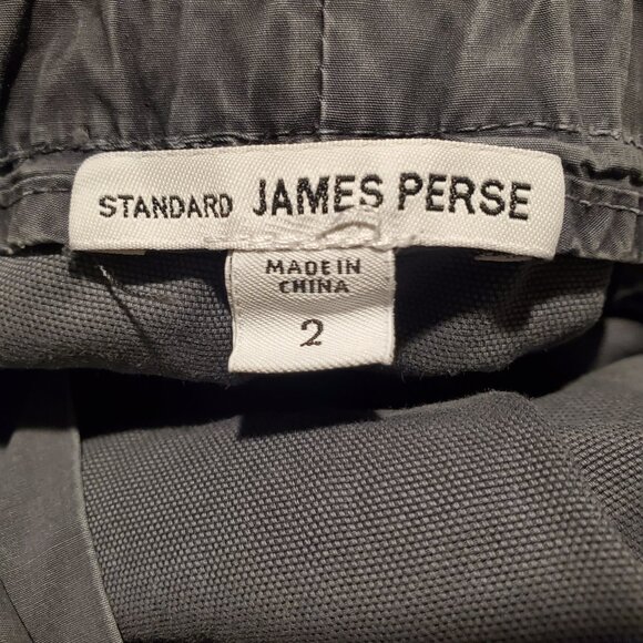 James Perse Draw String Gray Casual Pants Sz 2 - Picture 2 of 3